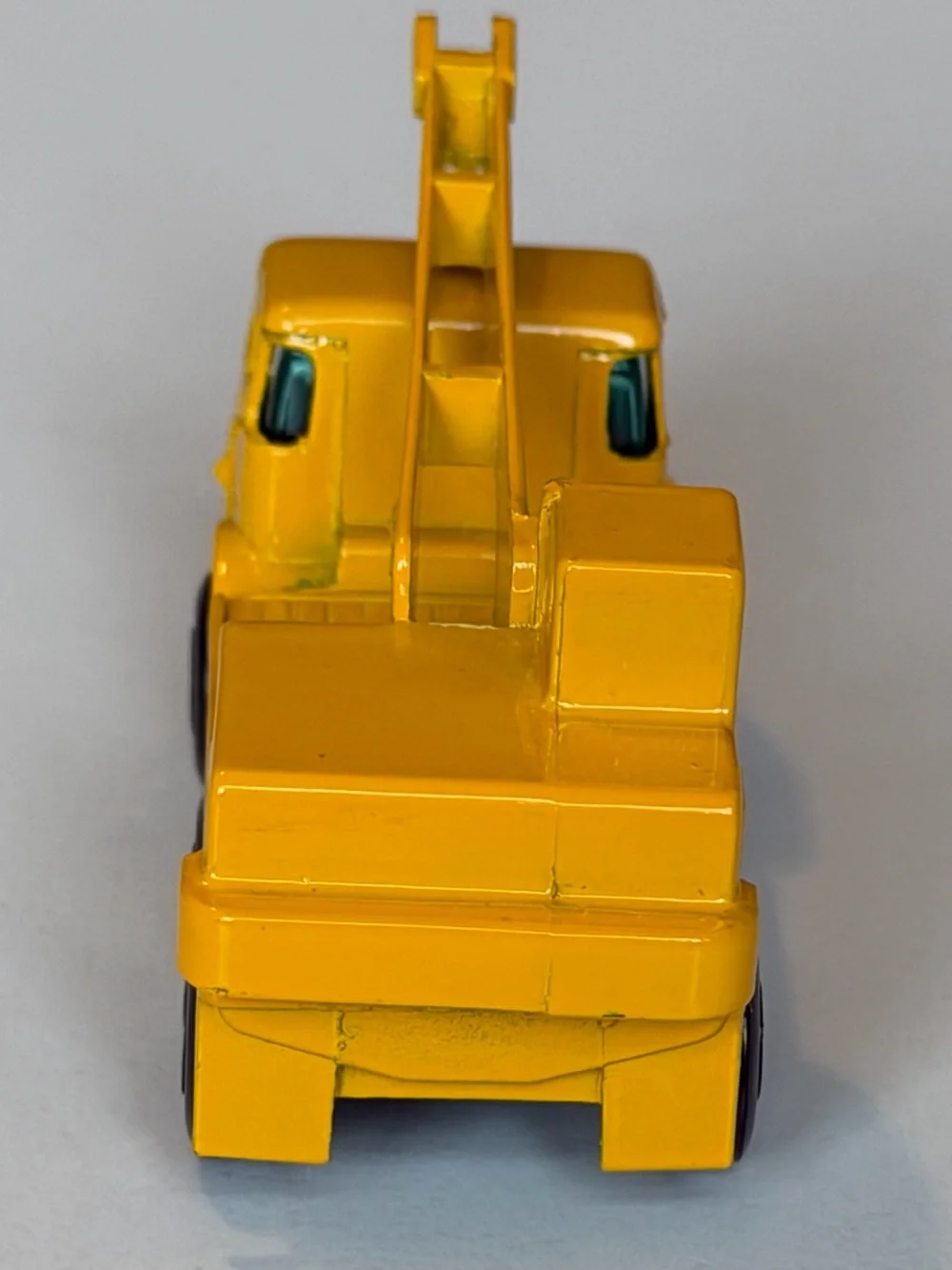 Vintage Matchbox Superfast No 63 Dodge Crane Truck Yellow Lesney England